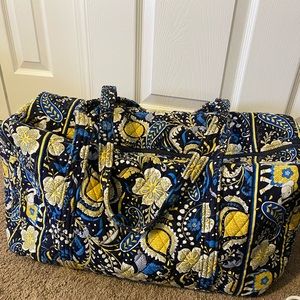 Vera Bradley Ellie Blue Large Duffel